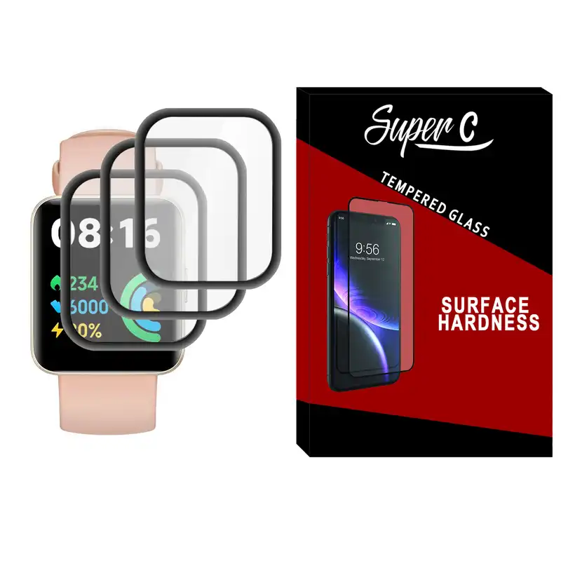 محافظ صفحه نمایش نانو سوپرسی مدل SRC مناسب برای ساعت هوشمند شیائومی Redmi Watch 2 بسته سه عددی
