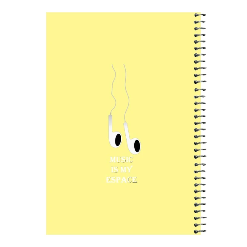 دفتر مشق 80 برگ اس جی مدل هندزفری  