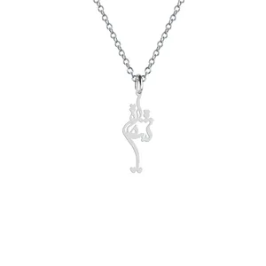 گردنبند نقره زنانه هایکا مدل شقایق کد n.ha2-286