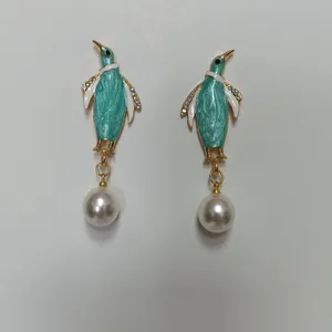 گوشواره دخترانه مدل  پنگوئن