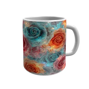 ماگ مدل گل رز کد 43-RA