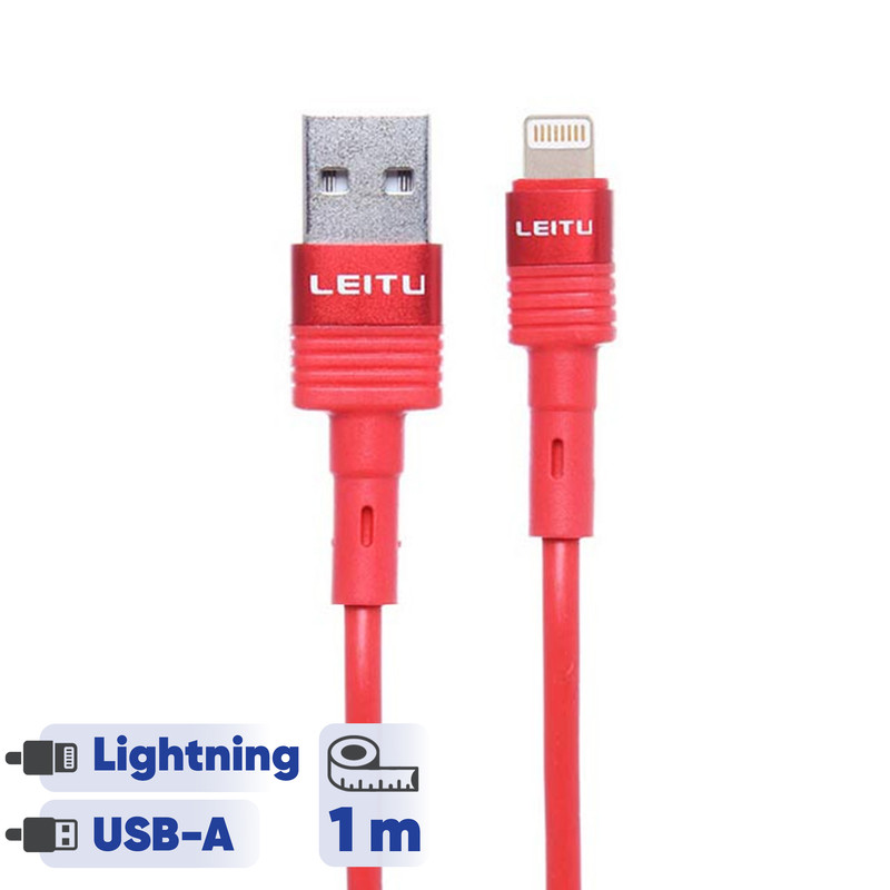 کابل تبدیل USB به لایتنینگ لیتو مدل LD-21 طول 1 متر
