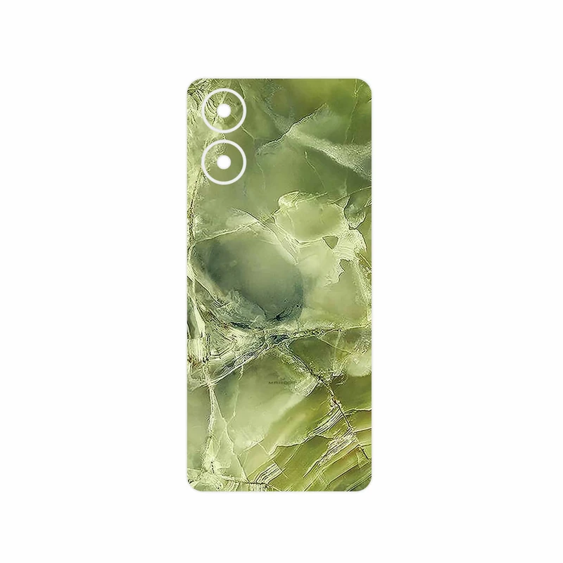 برچسب پوششی ماهوت مدل Green_Crystal_Marble مناسب برای گوشی موبایل موتورولا Moto G04