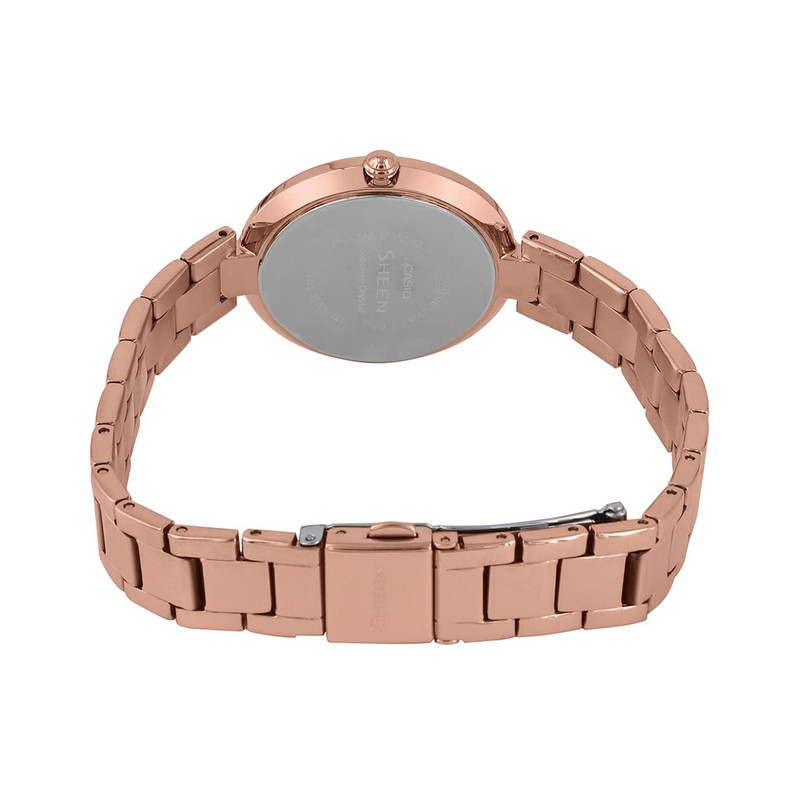 ساعت مچی عقربه ای زنانه کاسیو مدل SHE-4556PG-7AUDF