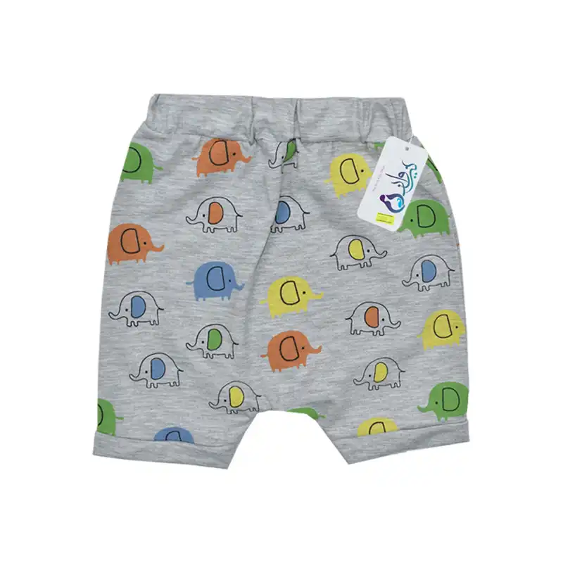 ست تی شرت و شلوارک نوزادی نیروان مدل 2235 -1