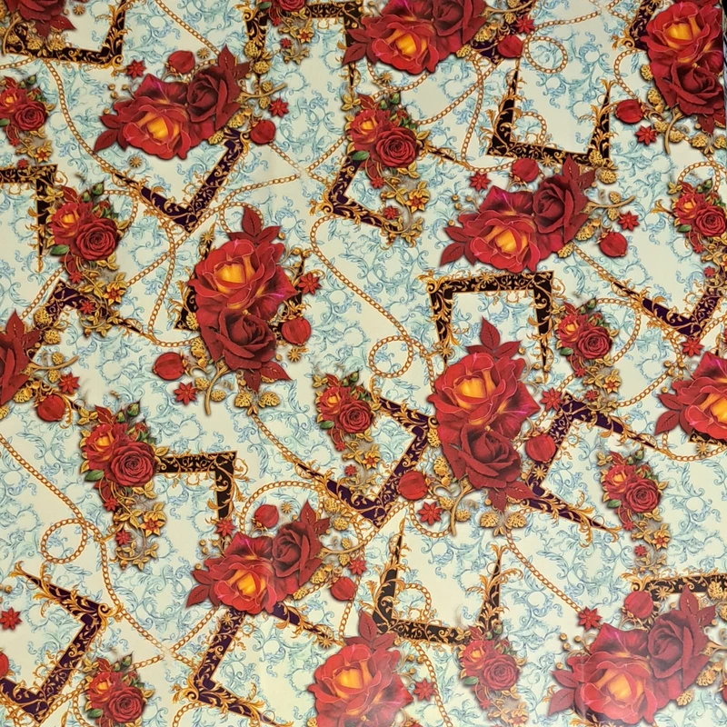 کاغذ کادو مدل گل کد 2036 بسته 4 عددی