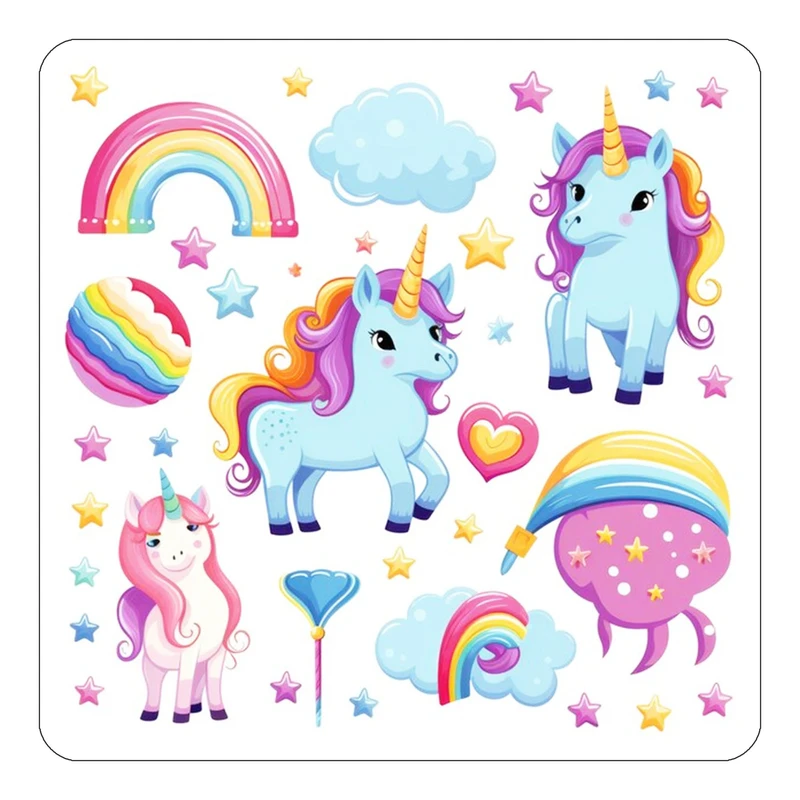 مگنت کاکتی طرح اسب تک شاخ و یونیکورن مدل mp30632