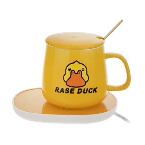 ماگ حرارتی طرح Rase Duck به همراه صفحه گرمکن برقی