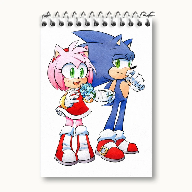 دفتر یادداشت 50 برگ خندالو مدل سونیک کد N38