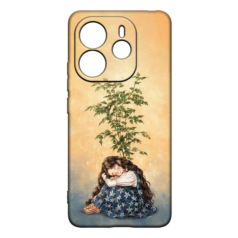 کاور طرح دخترانه کد 107 مناسب برای گوشی موبایل شیائومی Redmi Note 14 4G