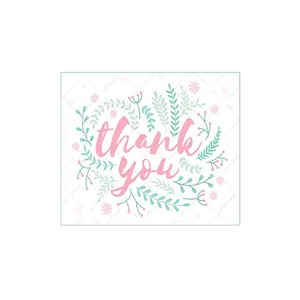 برچسب طرح تشکر مدل برش نخورده thank you 4