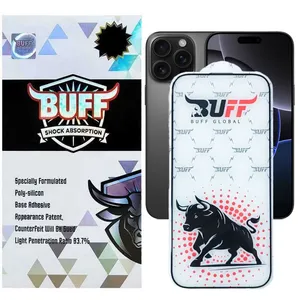 Buff Black Fighter-Guarantee Screen Protector for Apple iPhone 16 Pro Max