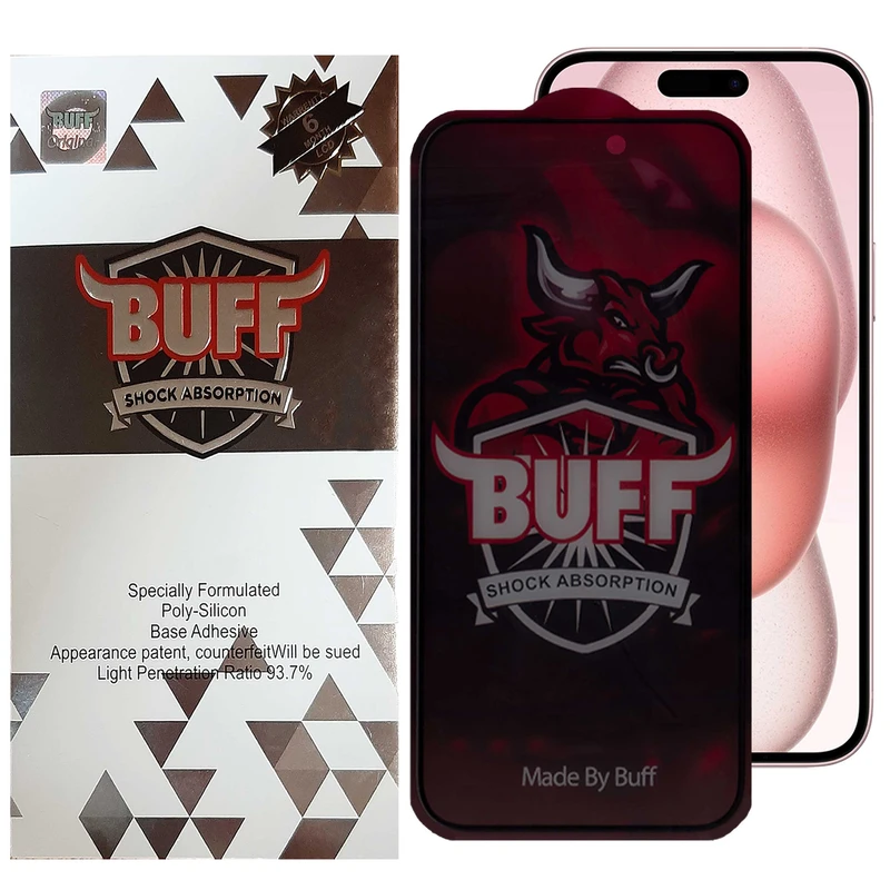 محافظ صفحه نمایش حریم شخصی بوف مدل Privacy Pro Plus-G مناسب برای گوشی موبایل اپل iPhone 15 