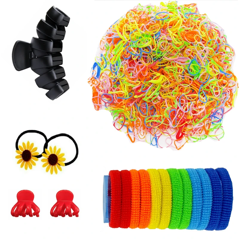 ست کش و کلیپس مو دخترانه آی جواهر کد G217 مجموعه 517 عددی