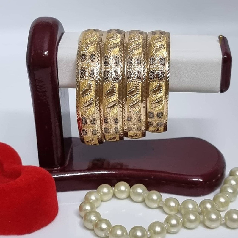 النگو طلا 18 عیار زنانه گالری یارطلا مدل شقایق کد AL68-G-3 النگو طلا 18 عیار زنانه گالری یارطلا مدل شقایق کد AL68-G-3