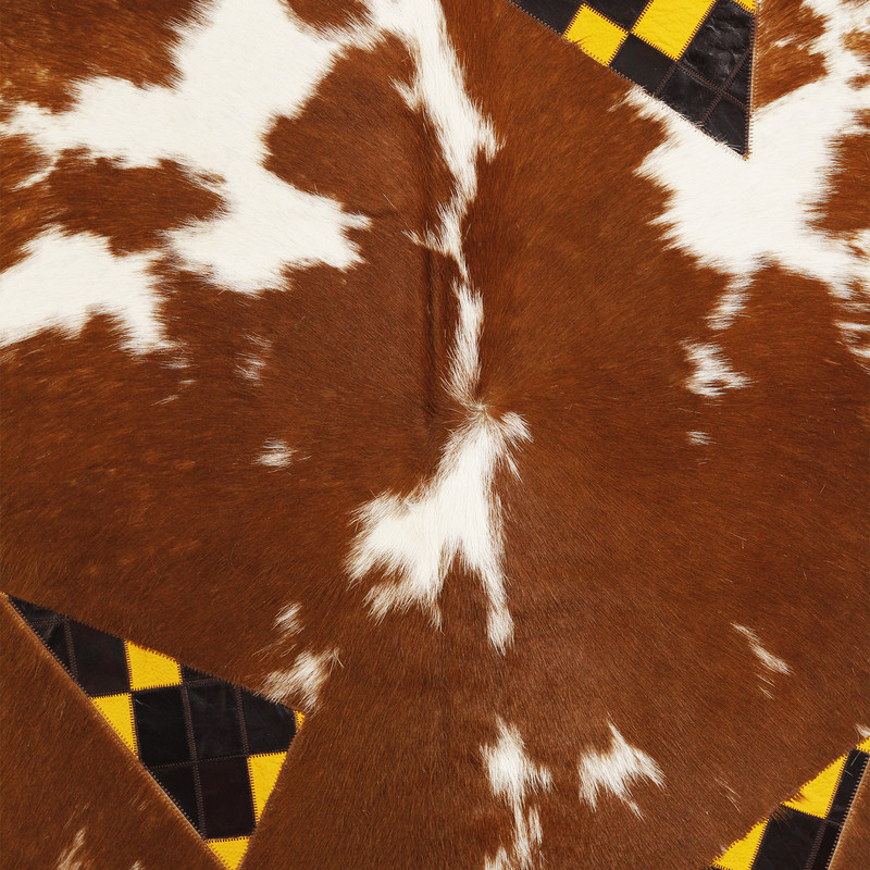 کلاژ فرش چرم و پوست مدل LFR055