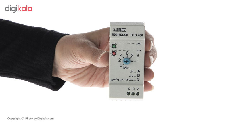 تایمر راه پله صانت الکترونیک مدل SLS480