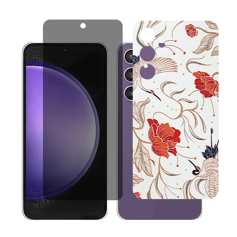 محافظ صفحه نمایش حریم شخصی گلس مدل Together مناسب برای گوشی موبایل سامسونگ Galaxy A55 به همراه برچسب پوششی 