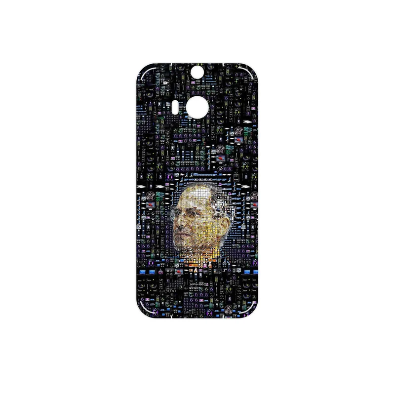 برچسب پوششی ماهوت مدل Collage of Steve Jobs 2 مناسب برای گوشی موبایل اچ تی سی One M8