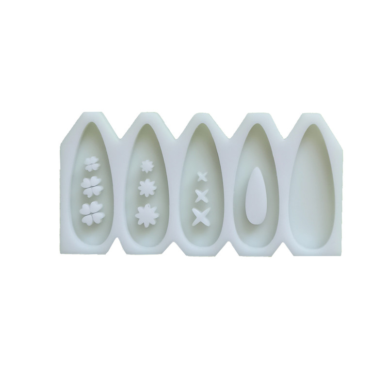 قالب رزین مدل گیره مو طرح اشک کد ASH1