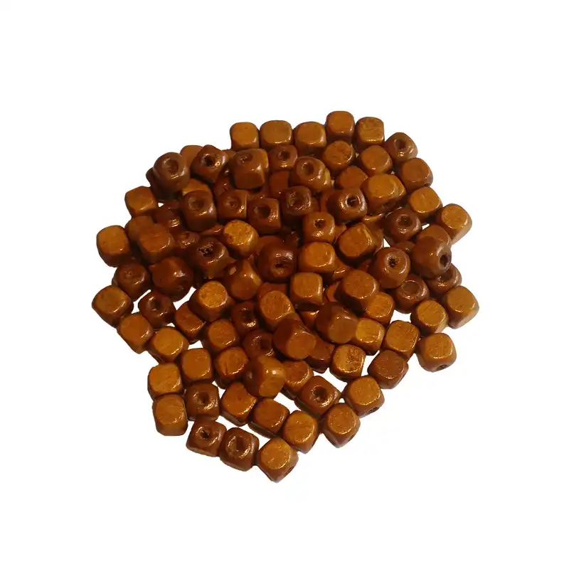 مهره چوبی مدل مکعبی بسته ۱۰۰ عددی