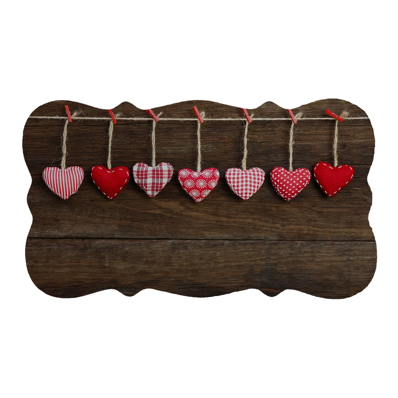 پادری مدل دالبر طرح قلب کد 6226 سایز 110×60 سانتی متر