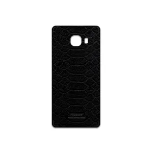 MAHOOT Black-Snake-Leather Cover Sticker for Samsung Galaxy C5