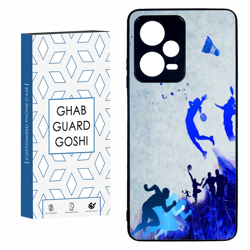 کاور قاب گارد گوشی طرح بدمینتون کد TPU-114 مناسب برای گوشی موبایل شیائومی  REDMI NOTE 12 PRO 5G