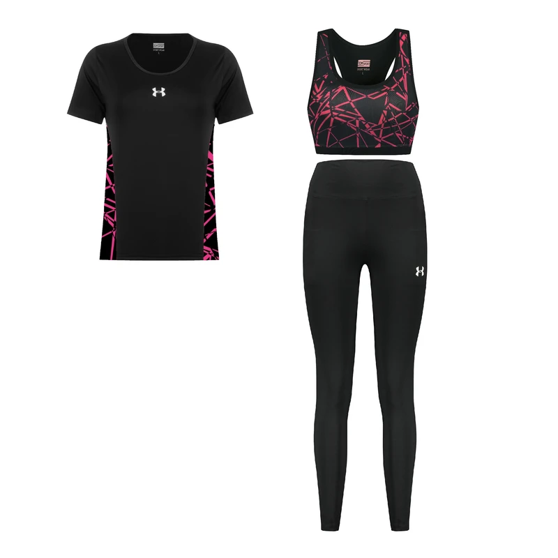 ست سه تکه لباس ورزشی زنانه مدل 1902-7201-4104