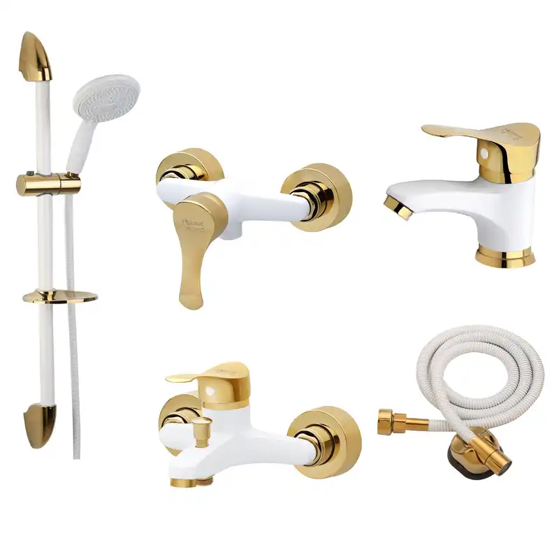 ست شیرآلات حکمت نشان مدل دیبا ST مجموعه 5 عددی