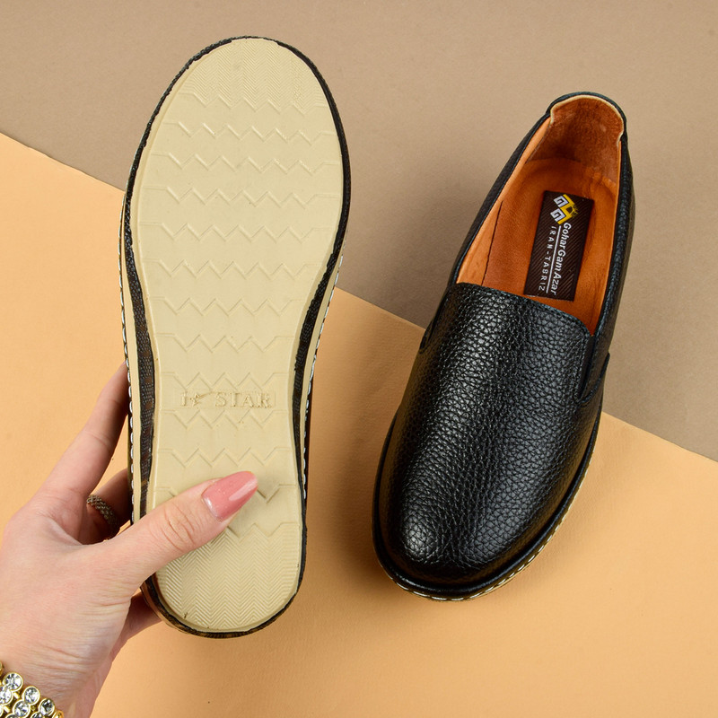 کفش روزمره زنانه مدل چرم طبیعی 4139