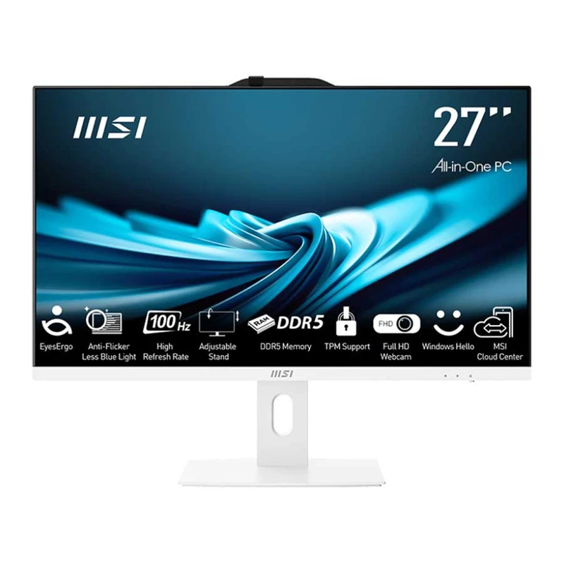 کامپیوتر همه کاره 27 اینچ ام اس آی مدل Pro AP272P 14M-i3 14100-8GB DDR5-1TB SSD-IPS