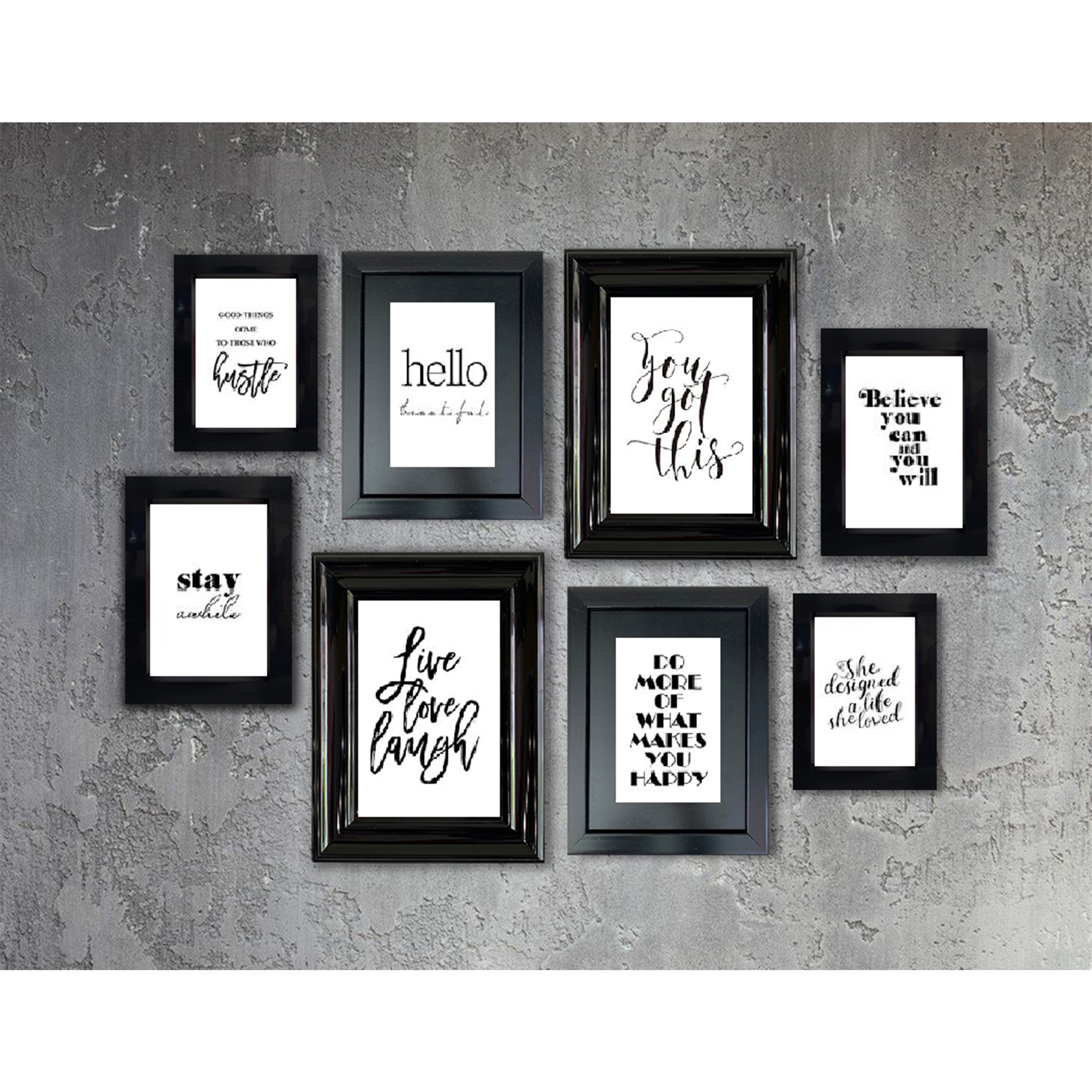 قاب عکس مدل  پاسپارتو مجموعه 8 عددی