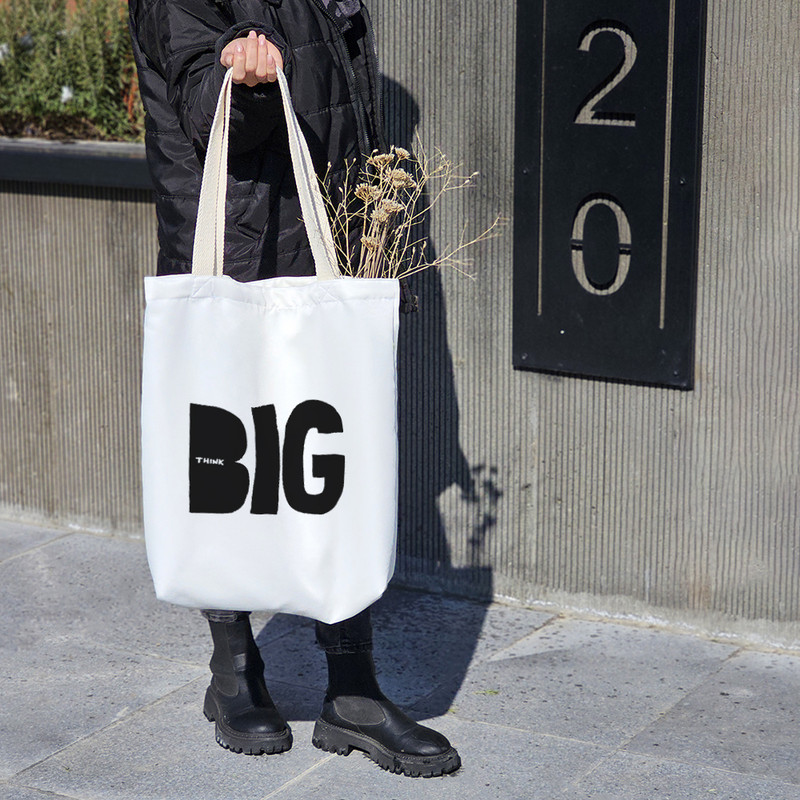 ساک خرید خندالو طرح بزرگ فکر کن کد 10311