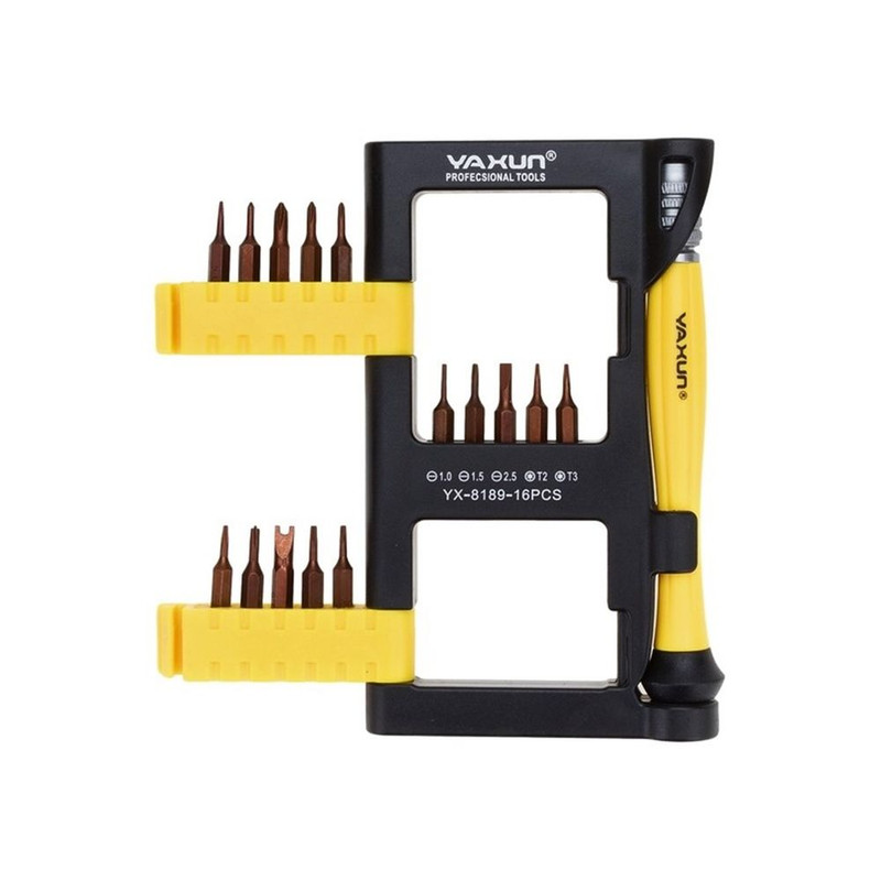 مجموعه 16 عددی سری پیچ گوشتی یاکسون مدل YX-8189