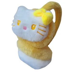 گوش گیر زمستانی بچگانه مدل هدفونی تل پشمی طرح کیتی