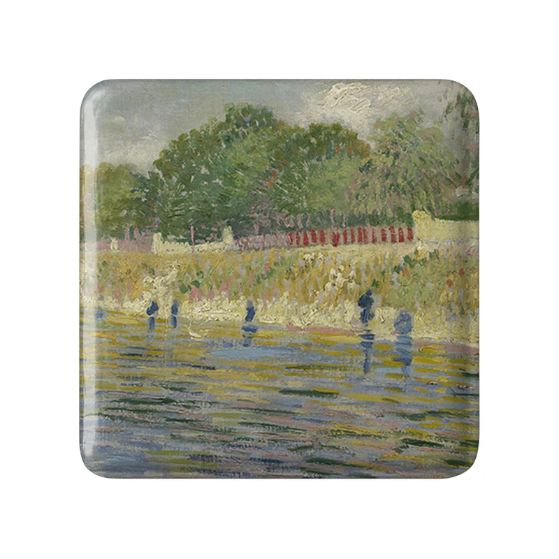 پیکسل خندالو طرح بانک سن ونسان ونگوگ (Van Gogh) مدل مربعی کد 36803