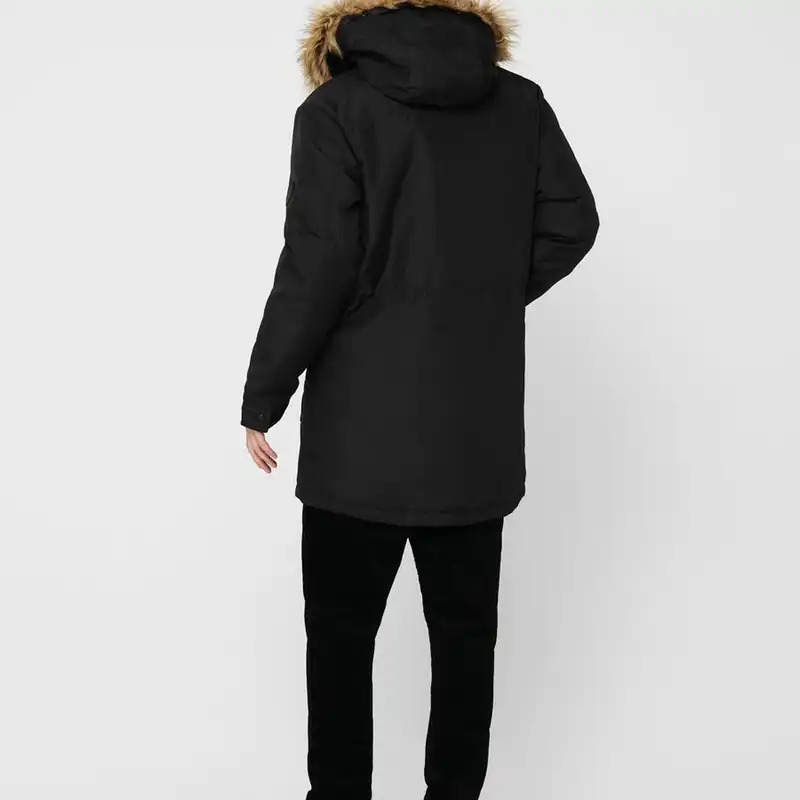 کاپشن مردانه اونلی اند سانز مدل LONG PARKA 001