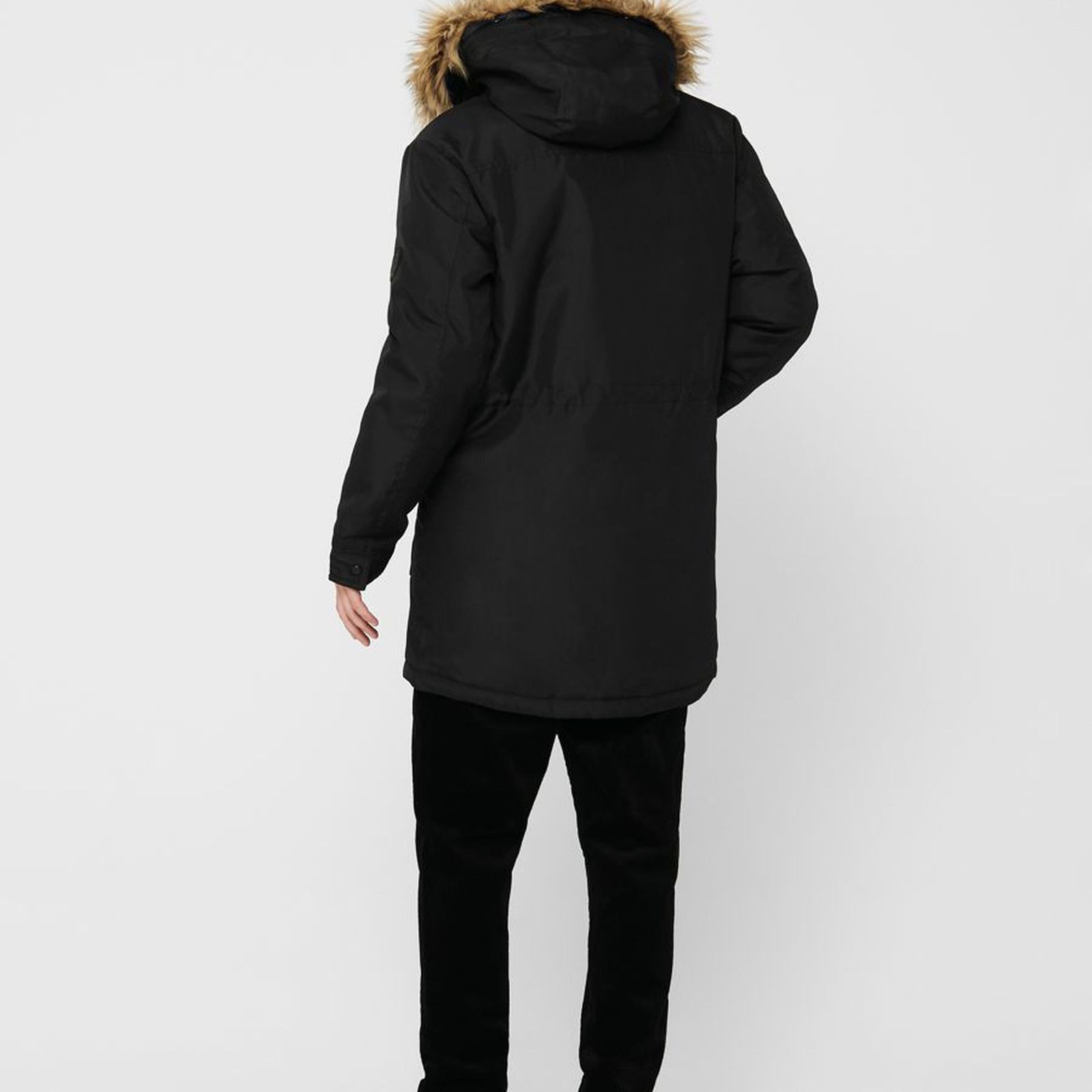 کاپشن مردانه اونلی اند سانز مدل LONG PARKA 001 -  - 3
