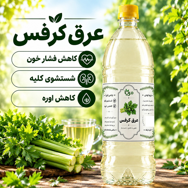 عرق کرفس مِرنا - 1.3 لیتر 