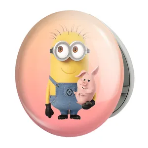 آینه جیبی خندالو طرح مینیون ها Minions مدل تاشو کد 13729 
