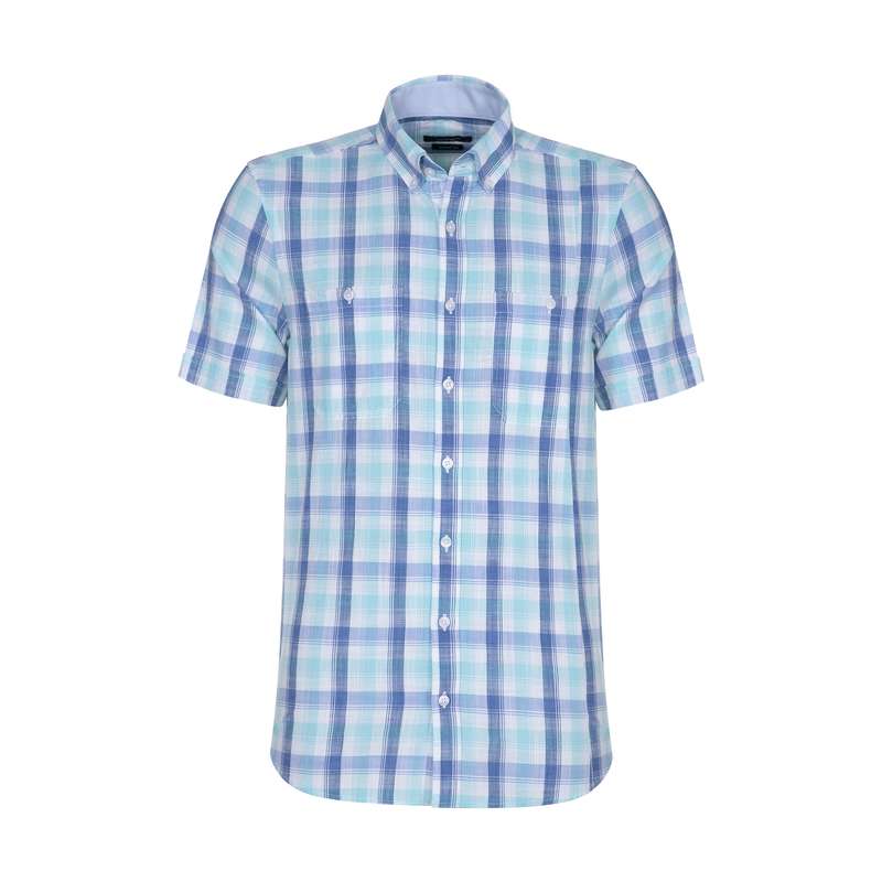 پیراهن مردانه ال سی وایکیکی مدل 0SQ212Z8-LME-GREENCHECKED