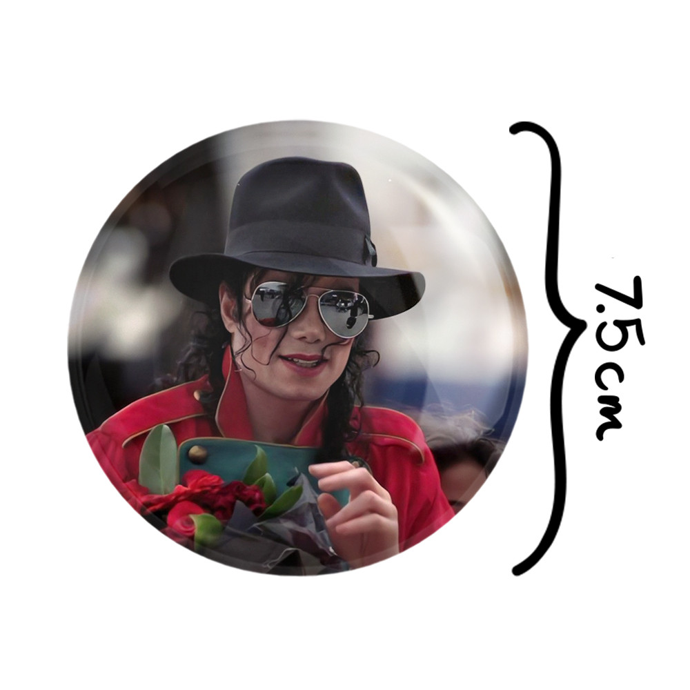 آینه جیبی خندالو طرح مایکل جکسون Michael Jackson مدل تاشو کد 19220