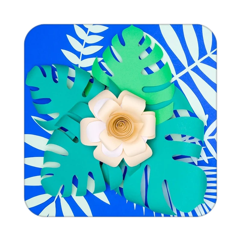 زیر لیوانی کاکتی طرح گل مدل mp19198