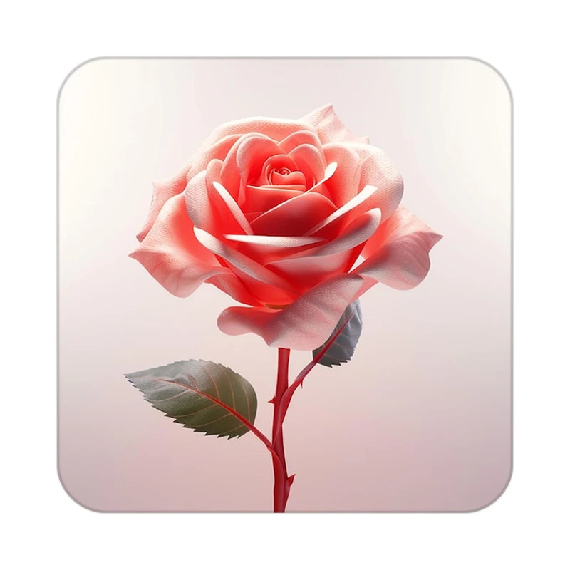 زیر لیوانی کاکتی طرح گل مدل mp16762