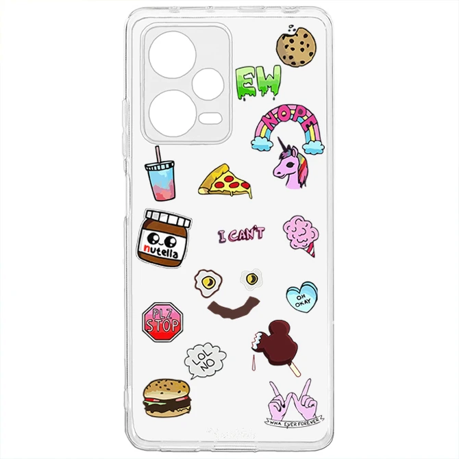 کاور طرح Yummy مناسب برای گوشی موبایل شیائومی Redmi Note 12 Pro Plus