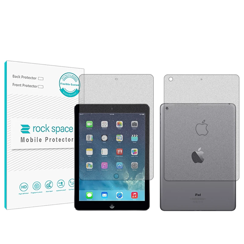 محافظ صفحه نمایش مات راک اسپیس مدل HyMTT مناسب برای تبلت اپل  iPad Air به همراه محافظ پشت تبلت