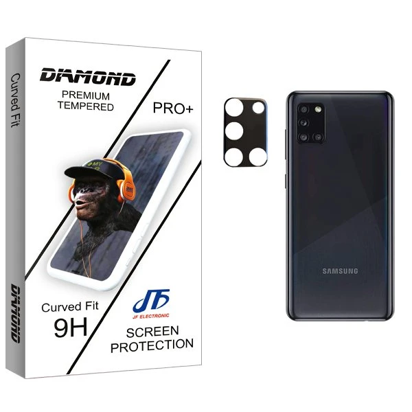 محافظ لنز گوشی جی اف مدل Diamond 3D مناسب برای گوشی موبایل سامسونگ Galaxy A31