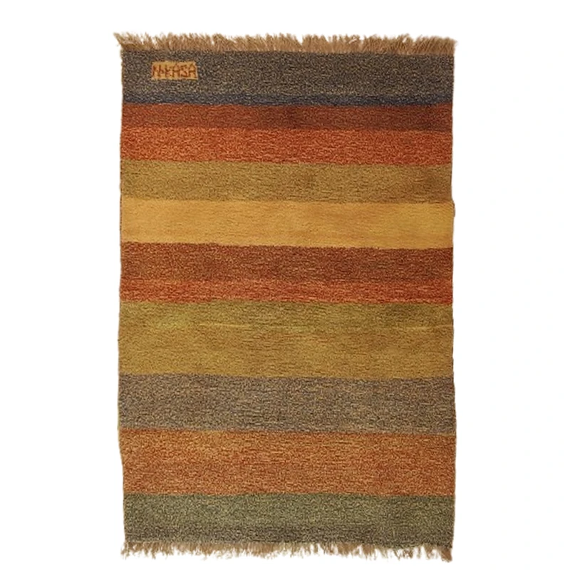 گبه فرش دستباف یک ونیم متری مدل بافت قشقای شیراز کد NKP.Z.N/77