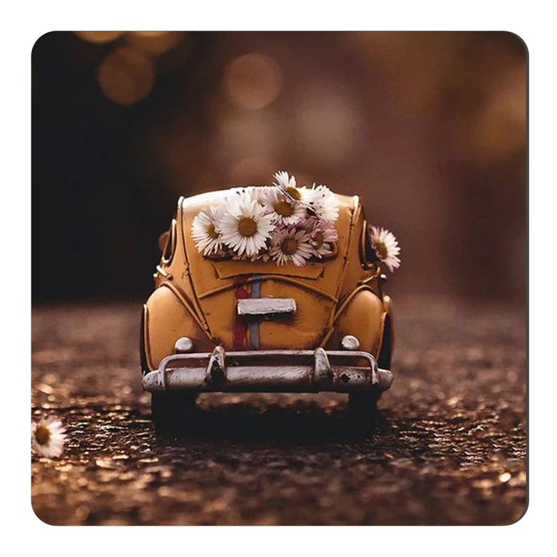 مگنت طرح فولکس قورباغه ای و گل مروارید کد wmg4182